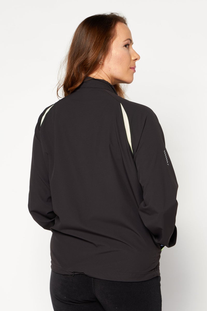 PUMA Women Sportwear Fit Long Sleeve Running Jacket, Black - Image 2